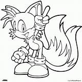 Coloring Tails Sonic Pages Classic Proficiency Manual Hedgehog Print sketch template