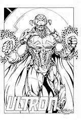 Ultron sketch template