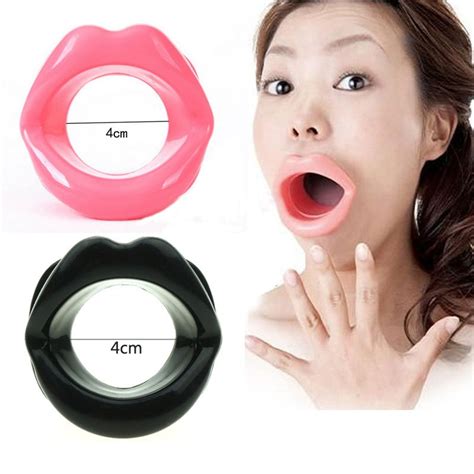 forced mouth opening device for adult games silicone oral big mouth toy