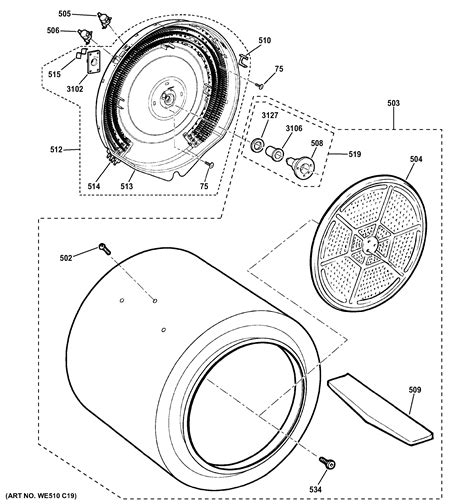 ge gtdeasjww dryer parts sears parts direct