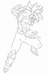 Bardock Deviantart Ball Dragon Super Coloring Pages Drawing Dbz Ssj4 sketch template