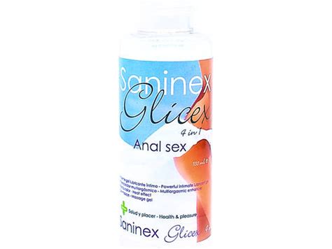 lubricante saninex extra lubricant glicex 4 in 1 anal sex 100 ml