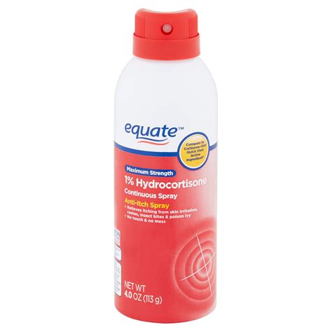 equate maximum strength anti itch continuous spray  oz walmartcom
