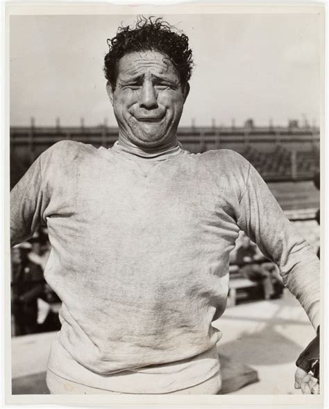 [max baer demonstrating how pat comiskey will look crying in the ring