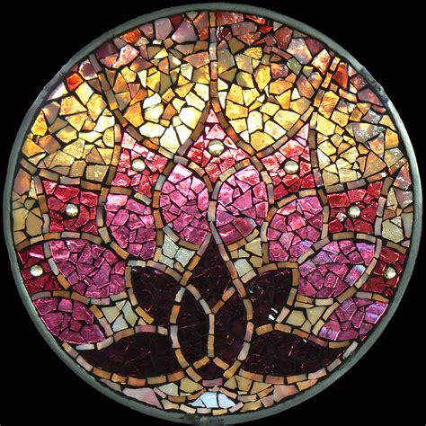 awakening stained glass mosaic  bullseye  oceana  flickr
