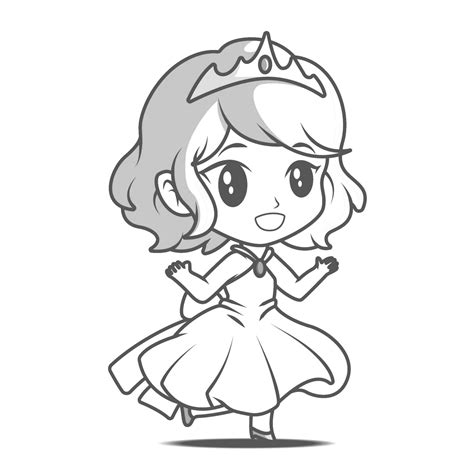 cutest princess coloring pages