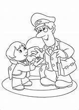 Pat Postman Coloring Pages12 Pages Print sketch template