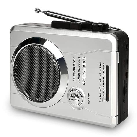 digitnow amfm portable pocket radio  voice audio cassette player recorderpersonal audio