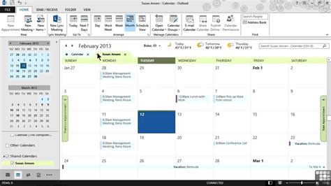 microsoft outlook  tutorial sharing calendars  outlook items youtube