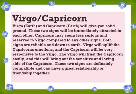 83 Best Virgo And Capricorn Love Images On Pinterest Zodiac Mind