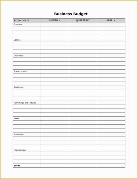 blank spreadsheet templates     printable blank columns