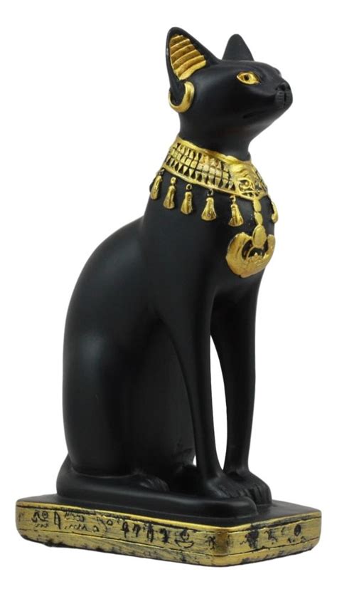 small egyptian classical goddess of the home bastet cat statue 5 h gods of egypt 640823553828 ebay