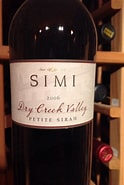 Image result for Simi Petite Sirah. Size: 124 x 185. Source: www.cellartracker.com