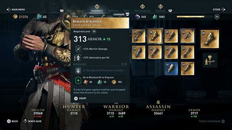 Assassin S Creed Odyssey Legendary Armor Guide Gamersheroes