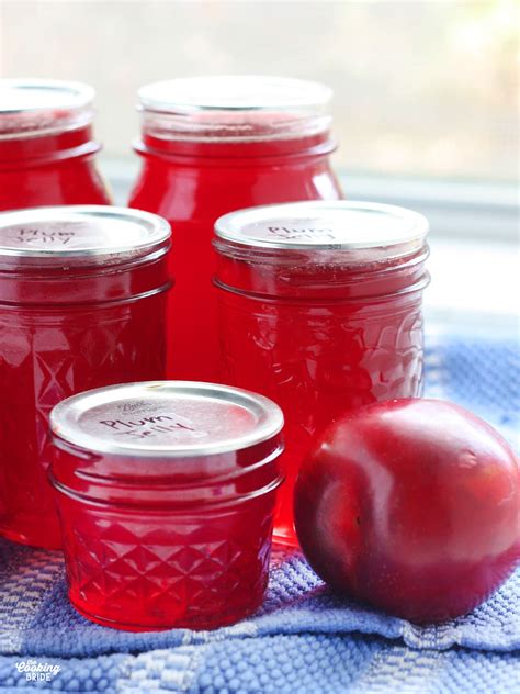 homemade plum jelly  cooking bride
