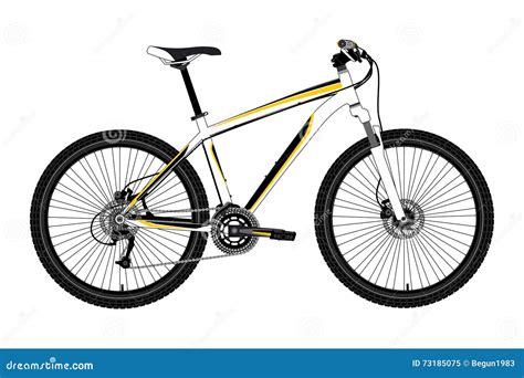 bicycle   white background stock vector illustration  bicycle graphic