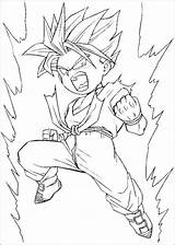 Dbz Everfreecoloring sketch template