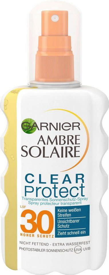 garnier sonnenschutzspray ambre solaire clear protect lsf   kaufen otto