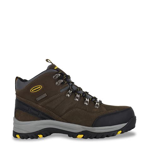 skechers mens relment pelmo waterproof hiking boot extra extra wide width  shoe company