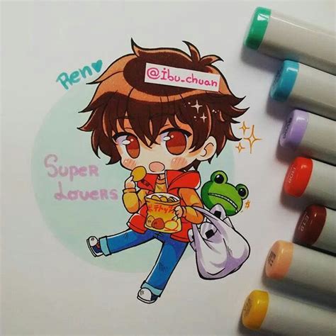 Super Lovers Ren Kawaii Art Kawaii Drawings Cute Drawings