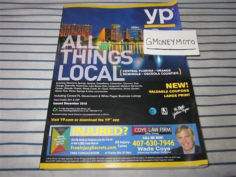 dec   real yellow pages central florida edition orange county