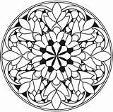 Dover Kaleidoscope Mandalas Book Publications Zentangle sketch template