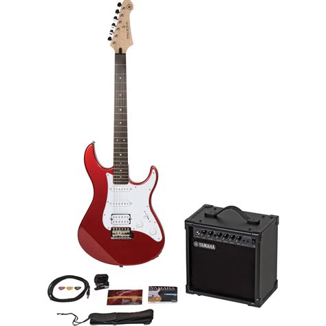 yamaha gigmaker electric bundle pacifica gigmaker  red bh