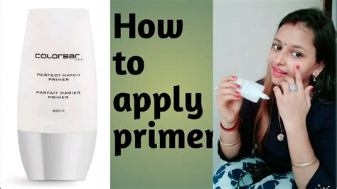 how to apply primer review youtube