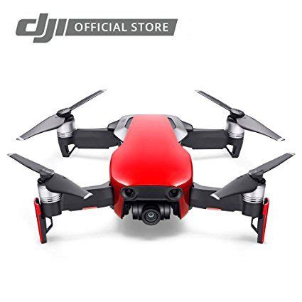 dji mavic air flame red portable quadcopter drone camera photo drone pro  drones