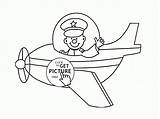 Pilot Coloring Pages Airplane Drawing Kids Colouring Transportation Toddlers Happy Wuppsy Printables Salvador Dali Community Aeroplane Printable Getdrawings Choose Board sketch template
