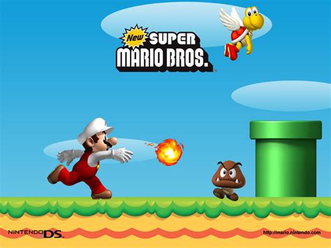 New Super Mario Brothers Super Mario Bros Wallpaper 5601842 Fanpop