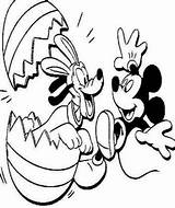 Mickey Easter Mouse Pages Coloring Printable Family Minnie Pluto Getdrawings Fun sketch template