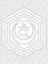 Chakra Ausmalen Sacral Religions sketch template