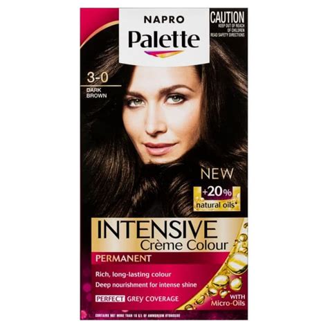 buy napro palette permanent hair colour 3 0 dark brown online