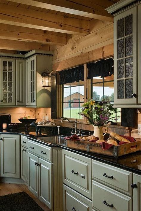warm cozy rustic kitchen designs   cabin besthomish
