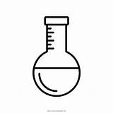 Flask Matraz Redondo Erlenmeyer Flasks Chemistry Beaker Página Ultracoloringpages Dab sketch template