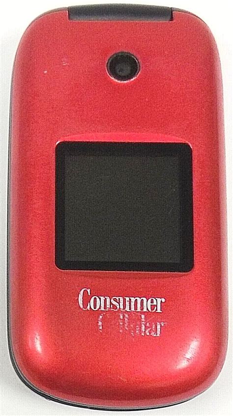 Huawei Envoy U3900 Red And Black Consumer Cellular Flip Cell