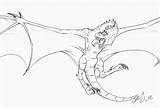 Wyvern Sketch Mountain Template Deviantart Templates Coloring Sketches sketch template