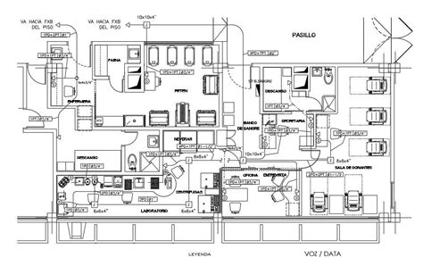 electrical layout  xm hospital blood bank plan     autocad drawing file