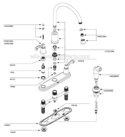 moen kitchen faucet repair diagram  kitchen blog
