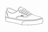 Vans Coloring Shoes Pages Shoe Drawing Van Drawings Nike Template Cool Printable Sketch Getdrawings Sneaker Line Sneakers Color Authentic Print sketch template