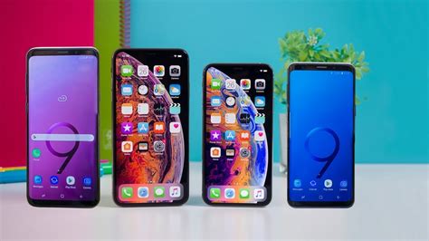 Iphone Xs And Xs Max Vs Galaxy S9 And S9 Plus Youtube