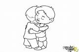 Hugging People Two Draw Drawingnow Coloring sketch template
