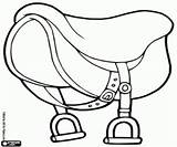 Saddle Montura Sela Sattel Desenhos Colorir Oeste Viejo Designlooter Animal sketch template