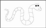 Coloring Snake Animals Tracing Sea Pages Mathworksheets4kids sketch template