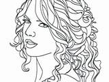 Hair Coloring Pages Curly Getdrawings Color Getcolorings Printable sketch template