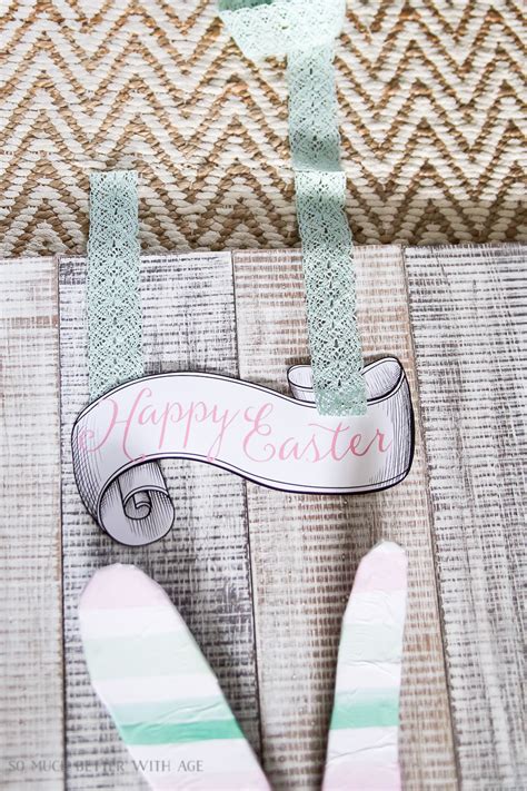 happy easter sign  printable video     age