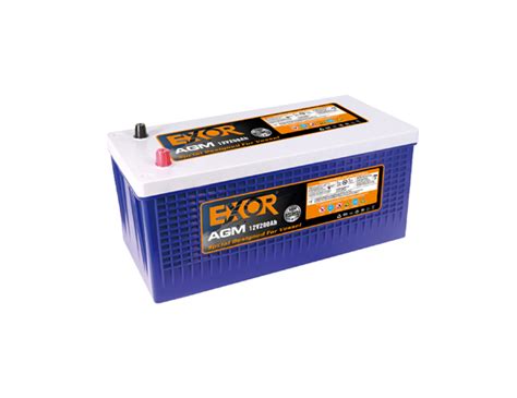 ah agm marine deep cycle starting battery manufacturer exor battery