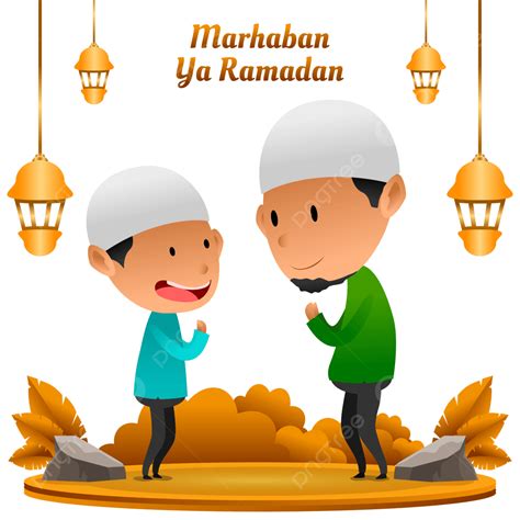 ramadan illustration vector hd png images ramadan cartoon illustration