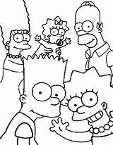 Simpsons Coloring Pages Marge Cartoons Post Family Newer Older Color Characters Coloringpages101 sketch template